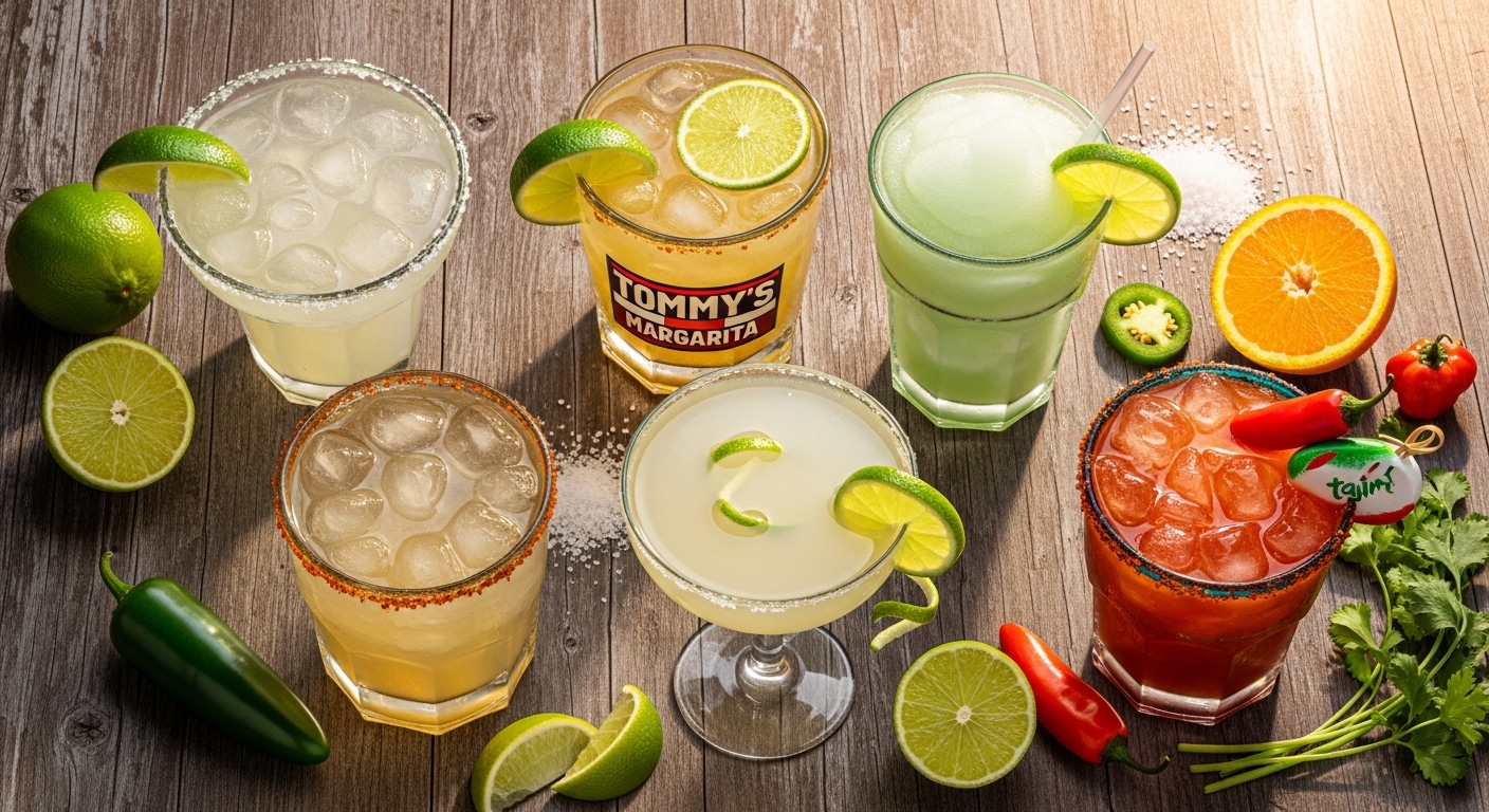 Master Types of Margaritas Explained: Classic, Tommy’s, Frozen, Skinny, and More